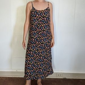 Vintage Floral Midi/Maxi Dress